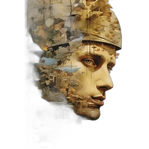 face, mask, robot, crown transparent PNG cut-out