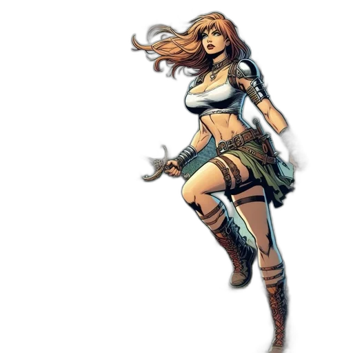 comic book art, concept art, fantasy art, pixel art transparent PNG cut-out