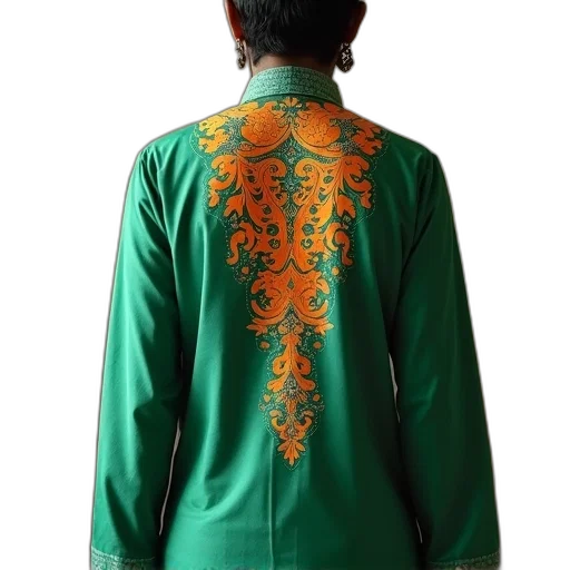 jacket, dress, jewelry, green transparent PNG cut-out