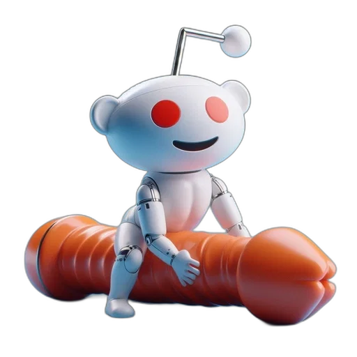 robot, staff, weapon, creature transparent PNG cut-out