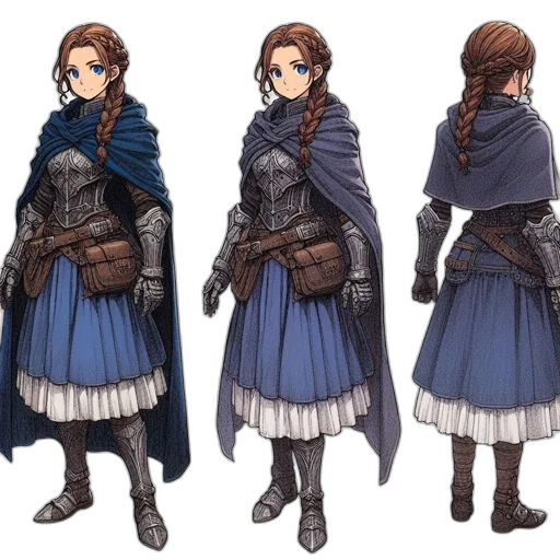 dress, jacket, concept art, fantasy art transparent PNG cut-out