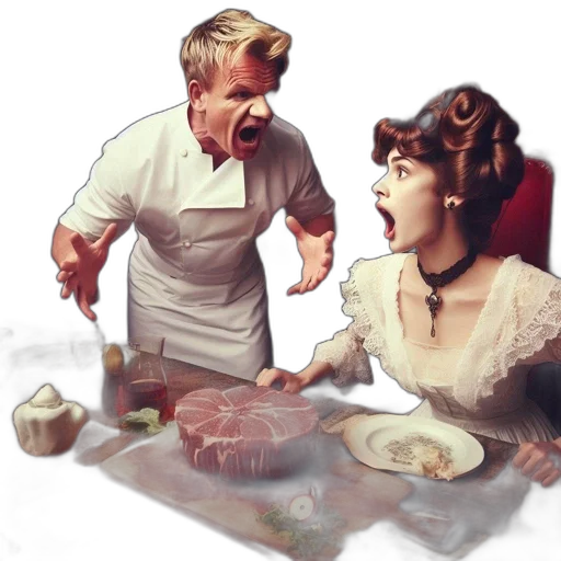 food, concept art, photorealistic, oil painting transparent PNG cut-out