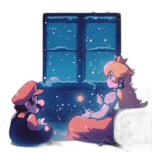 crown, dress, hat, pixel art transparent PNG cut-out