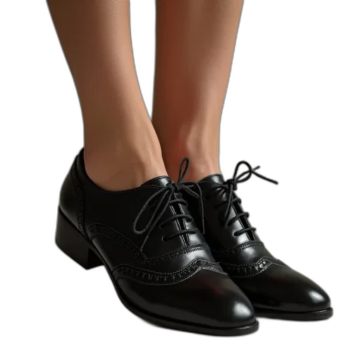 shoes, staff, photorealistic, 3d render transparent PNG cut-out