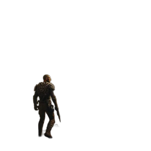 robot, creature, weapon, staff transparent PNG cut-out