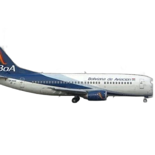 boliviana, aviacion, plane, tarmac transparent PNG cut-out