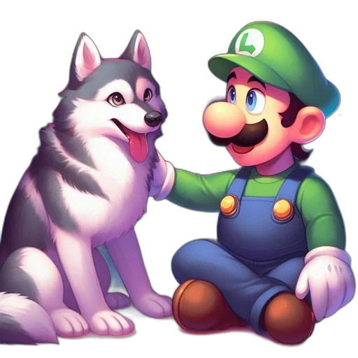 animal, pixel art, concept art, watercolor transparent PNG cut-out