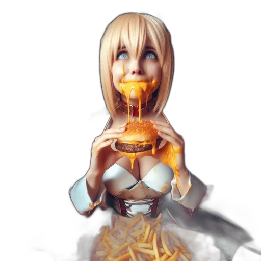 dress, food, robot, crown transparent PNG cut-out