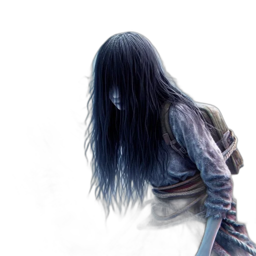 hair, creature, mask, face transparent PNG cut-out