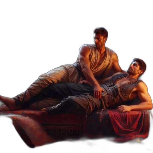 furniture, concept art, photorealistic, oil painting transparent PNG cut-out