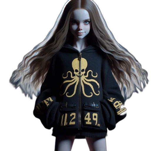 jacket, 3d render, concept art, fantasy art transparent PNG cut-out