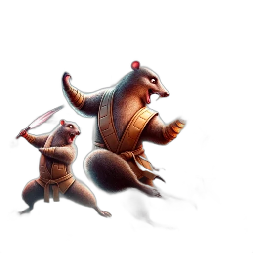 creature, concept art, fantasy art, 3d render transparent PNG cut-out