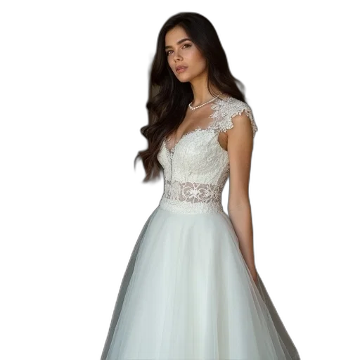 dress, 3d render, photorealistic, woman transparent PNG cut-out