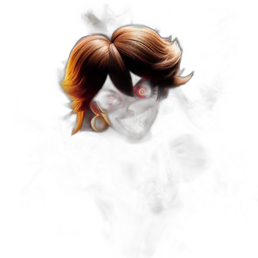 hair, mask, face, crown transparent PNG cut-out