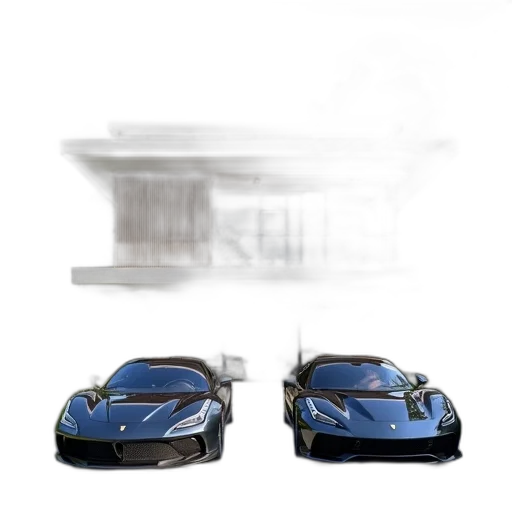car, 3d render, concept art, photorealistic transparent PNG cut-out