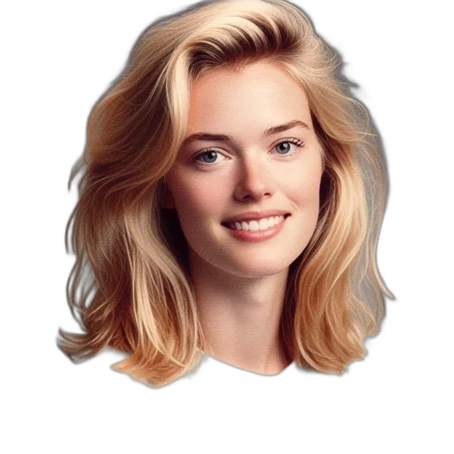hair, face, crown, jacket transparent PNG cut-out