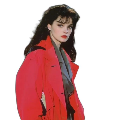 jacket, vaporwave, photorealistic, red transparent PNG cut-out
