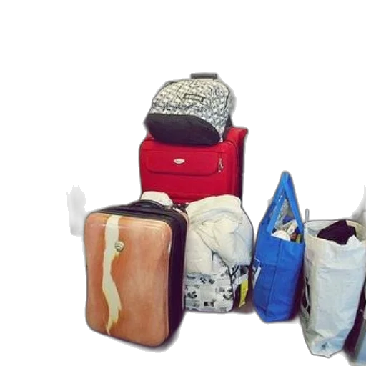 jacket, hat, train, car transparent PNG cut-out