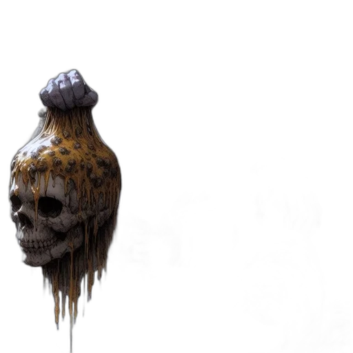 crown, mask, bottle, hair transparent PNG cut-out