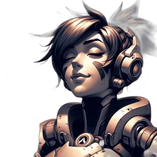 face, comic book art, concept art, fantasy art transparent PNG cut-out