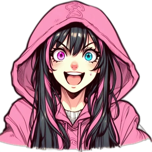jacket, face, mask, creature transparent PNG cut-out