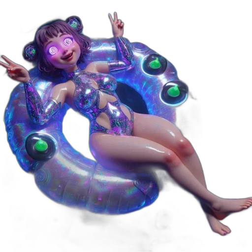 creature, jewelry, robot, concept art transparent PNG cut-out