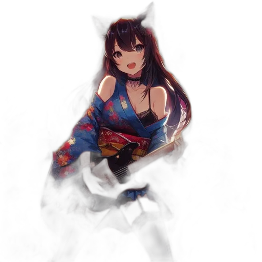 dragon, weapon, dress, mask transparent PNG cut-out