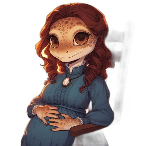 dress, creature, jacket, face transparent PNG cut-out