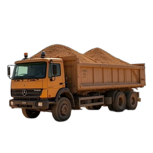 food, 3d render, photorealistic, truck transparent PNG cut-out