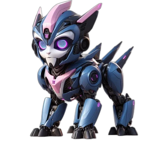 robot, dragon, creature, 3d render transparent PNG cut-out