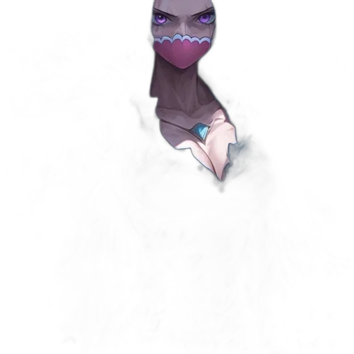 creature, staff, mask, face transparent PNG cut-out
