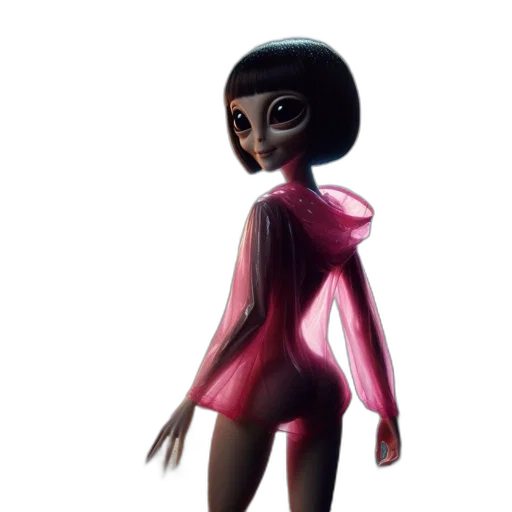 dress, robot, creature, jacket transparent PNG cut-out