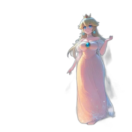 dress, crown, concept art, fantasy art transparent PNG cut-out