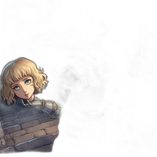 weapon, sword, staff, face transparent PNG cut-out