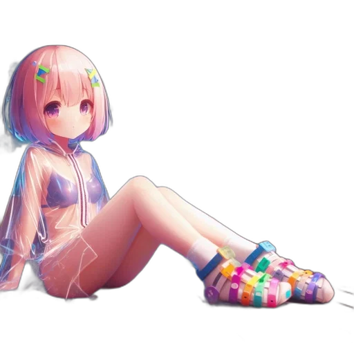robot, dress, creature, weapon transparent PNG cut-out
