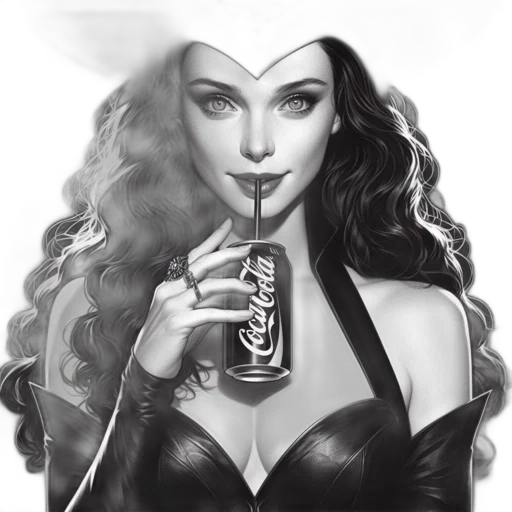 comic book art, fantasy art, cartoon, photorealistic transparent PNG cut-out