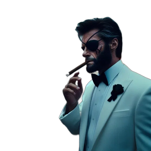 jacket, mask, face, concept art transparent PNG cut-out