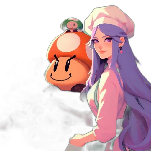 hat, dress, staff, crown transparent PNG cut-out