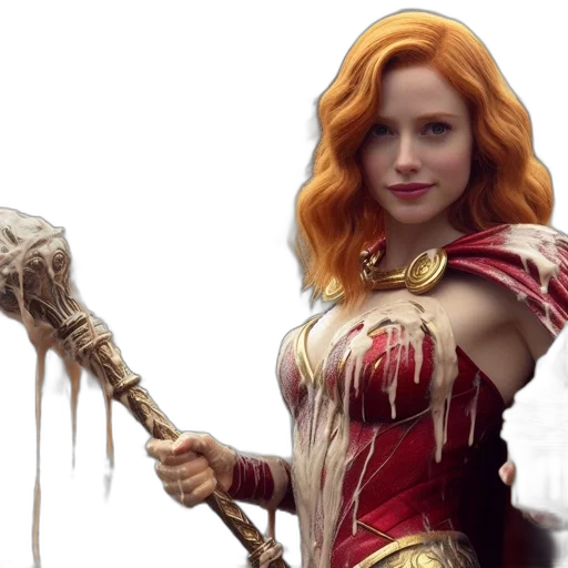 comic book art, concept art, fantasy art, photorealistic transparent PNG cut-out