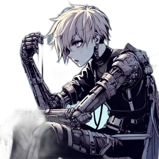 sword, weapon, robot, staff transparent PNG cut-out