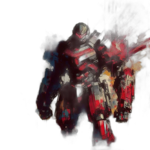 robot, weapon, concept art, fantasy art transparent PNG cut-out