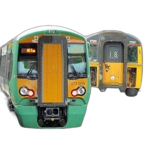 3d render, two, trains, one transparent PNG cut-out