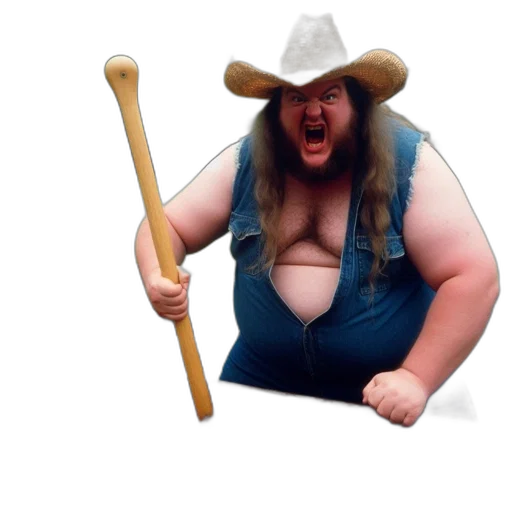 hat, animal, staff, weapon transparent PNG cut-out