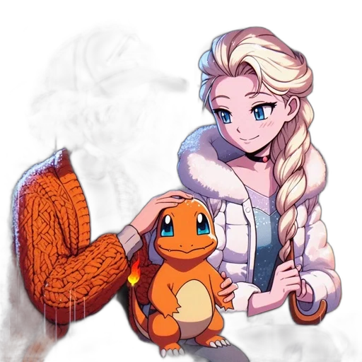 dragon, staff, creature, weapon transparent PNG cut-out