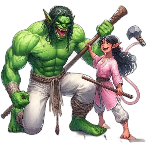 comic book art, concept art, fantasy art, pixel art transparent PNG cut-out