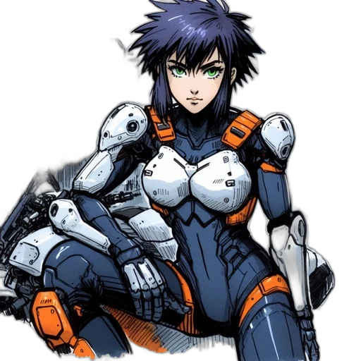 robot, weapon, concept art, comic book art transparent PNG cut-out