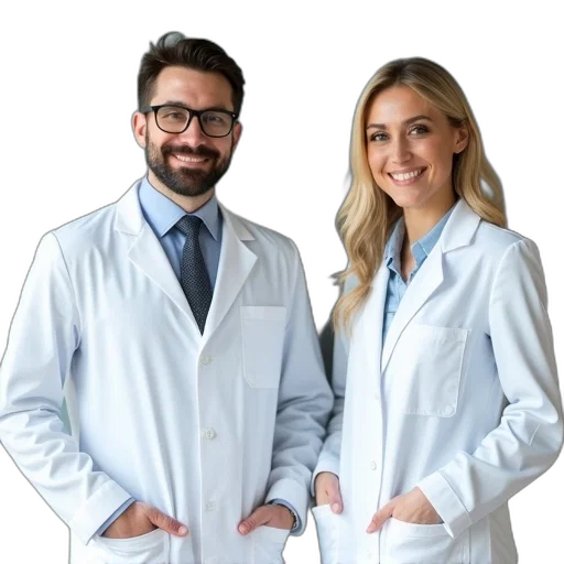 staff, jacket, man, woman transparent PNG cut-out