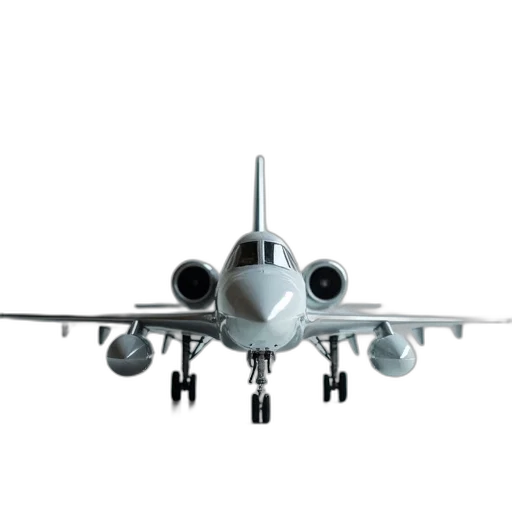 weapon, 3d render, model, jet transparent PNG cut-out