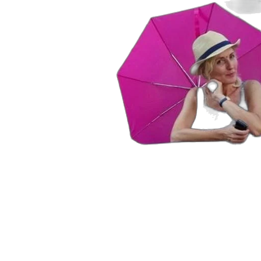 umbrella, hat, staff, face transparent PNG cut-out