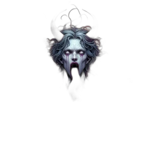 mask, creature, face, staff transparent PNG cut-out